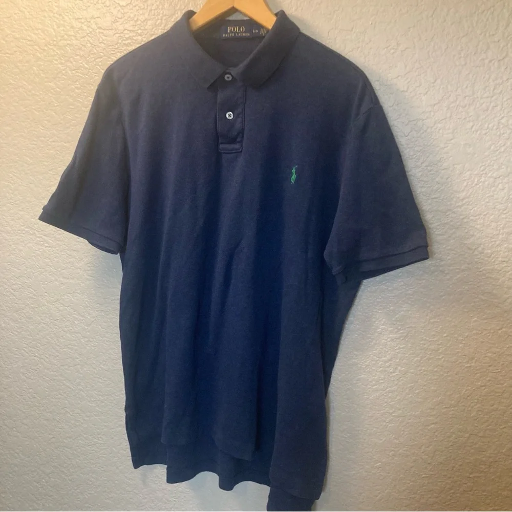 Ralph Lauren Dark Blue Polo Shirt Men’s Size Large